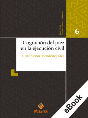 cover image of Cognición del juez en la ejecución civil
